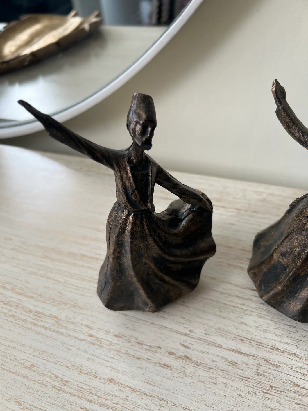 Sufi Set Black Antique – Elegant Mystic Figurine Set | Meer Decor World