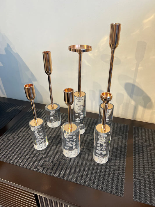 Glow Bubble Candle Set of 6 – Decorative Scented/Unscented Candles | Meer Decor World