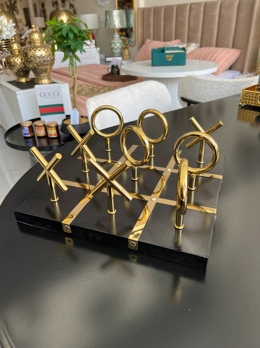 Tic Tac Toe – Classic Wooden Game Set for Family & Kids | Meer Decor World