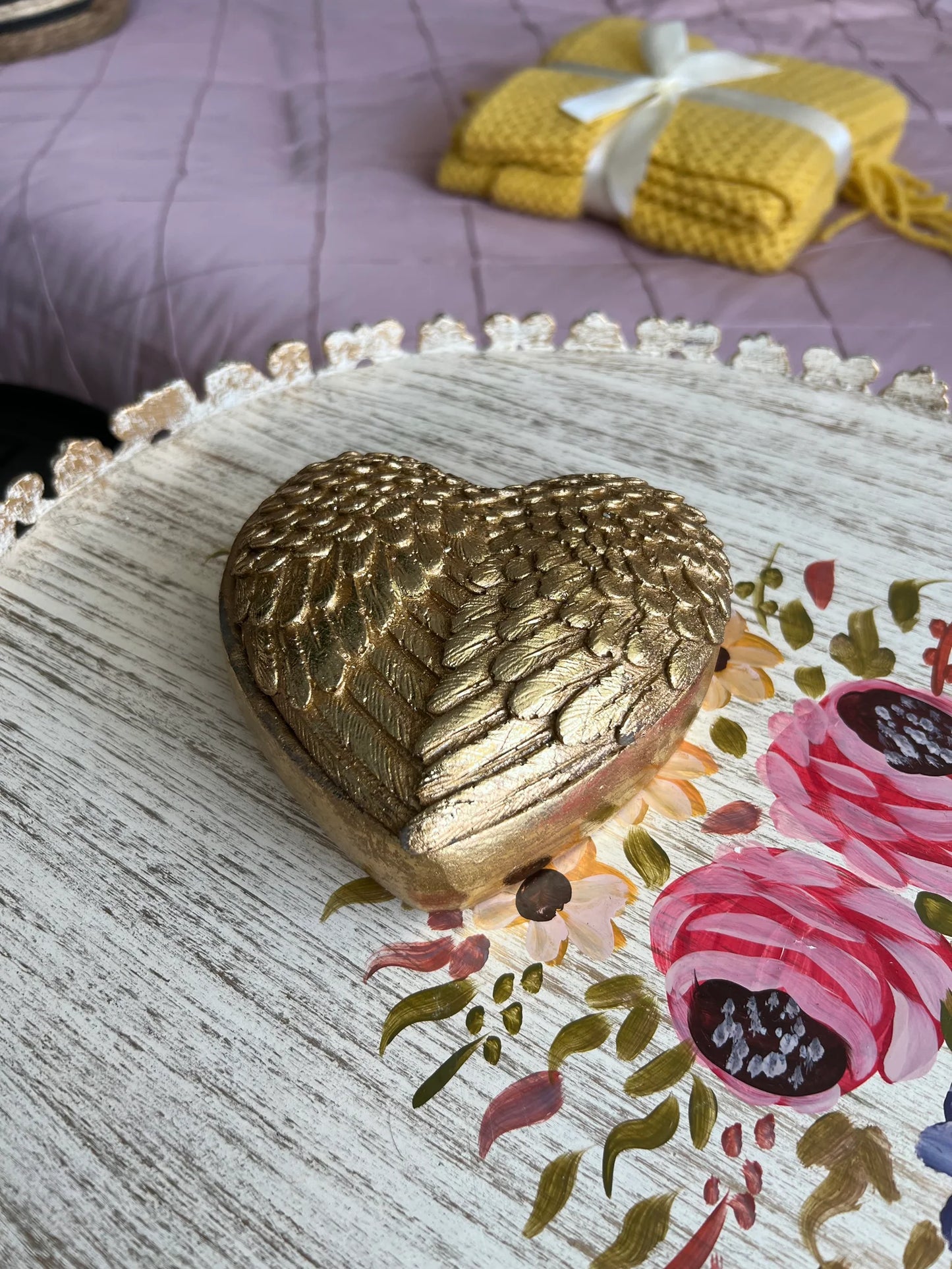 Heart Jewellery Box – Elegant Heart-Shaped Jewelry Storage Case | Meer Decor World