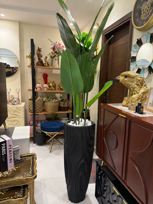 Artificial Plants and Planter 28 – Realistic Faux Greenery in Stylish Pot | Meer Decor World