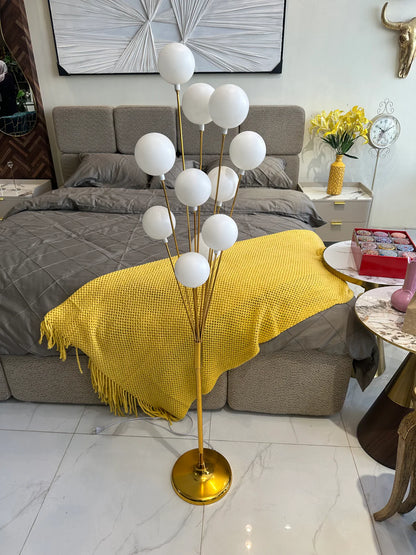 Round LED Standing Lamp 03 – Modern Floor Lamp with Ambient Lighting | Meer Decor World