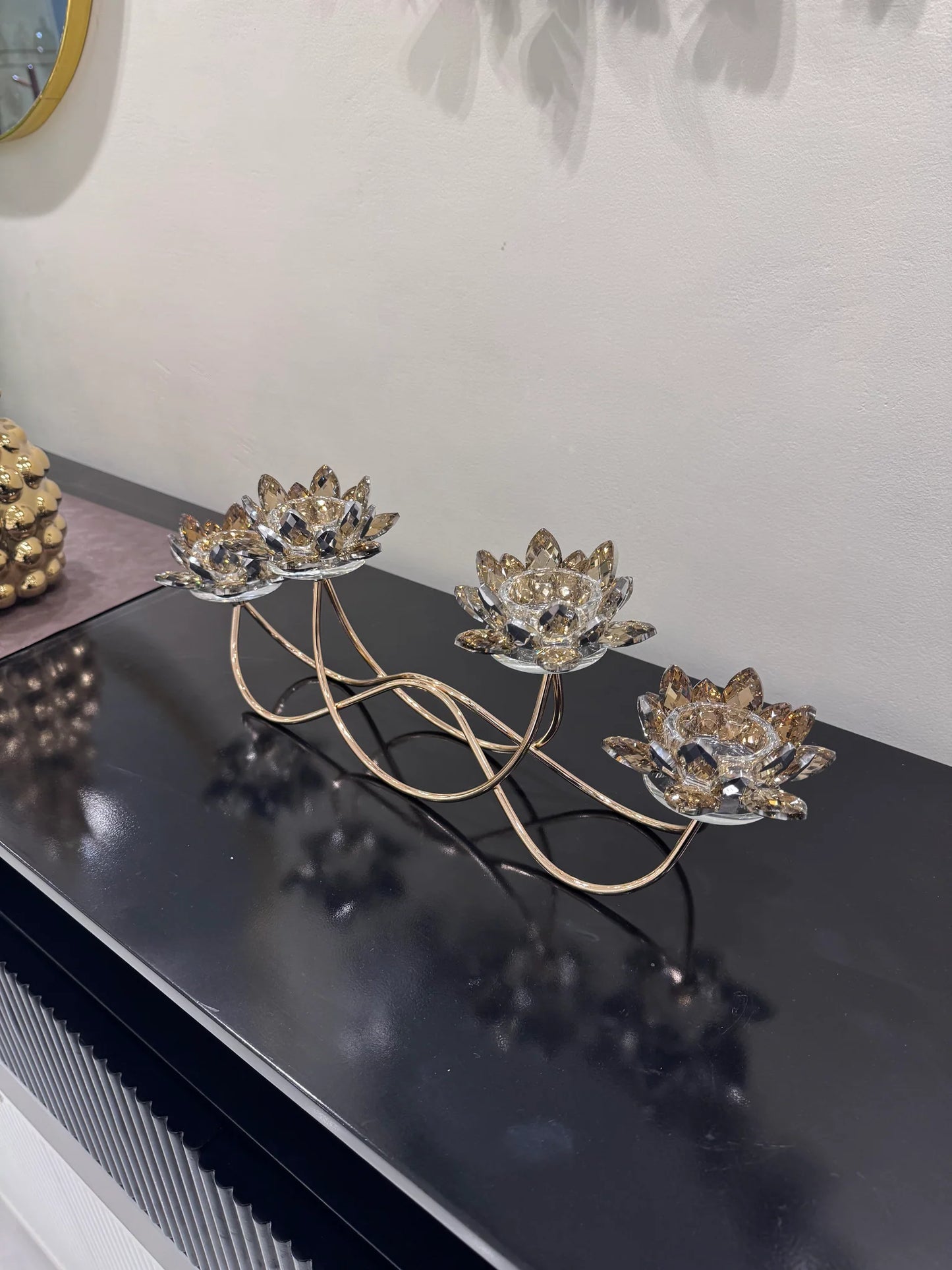 Glass Candle Stand 01 – Elegant Decorative Glass Candle Holder | Meer Decor World