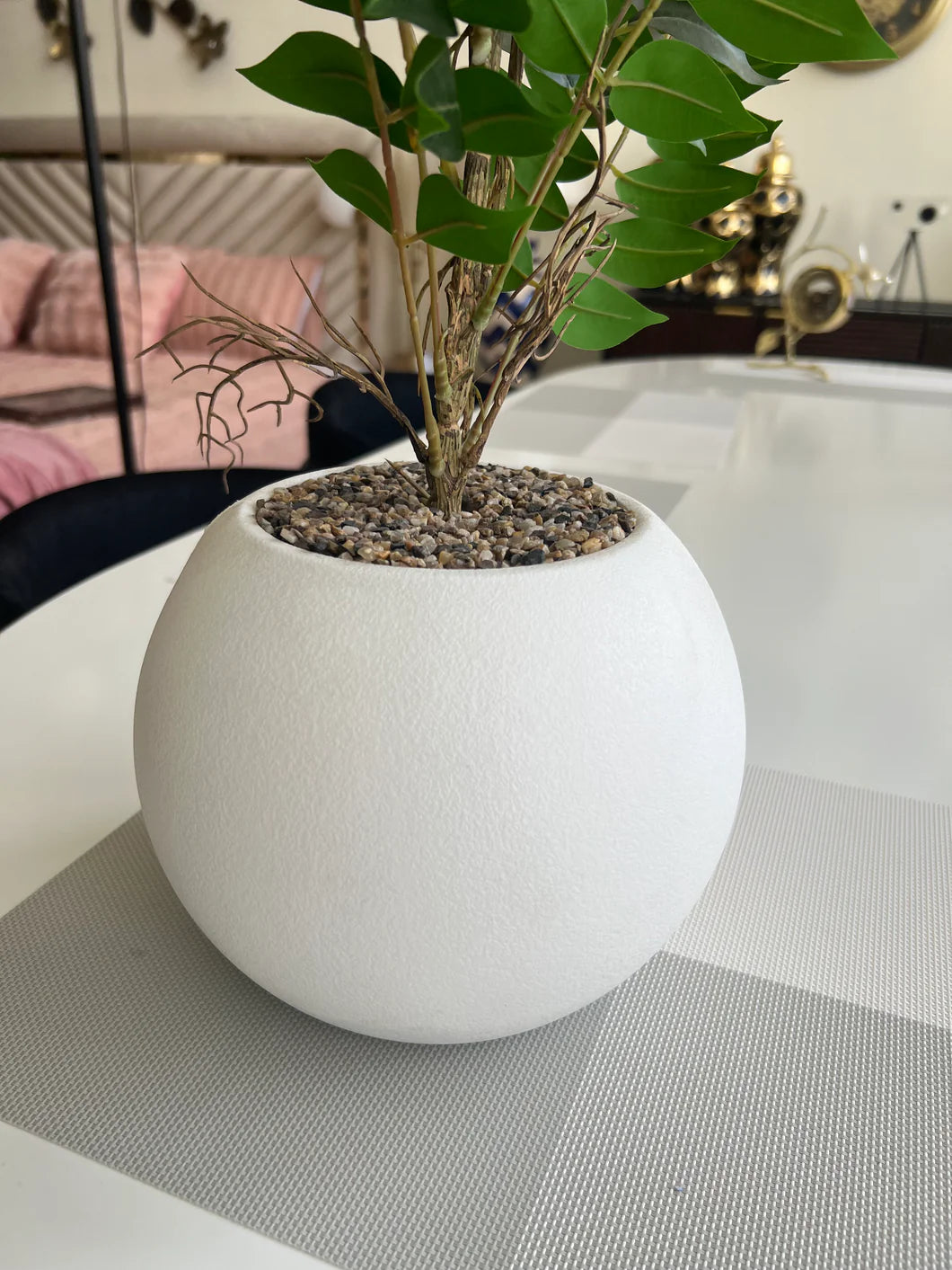Dwarf Plant with Pot 04 – Realistic Mini Artificial Plant | Meer Decor World