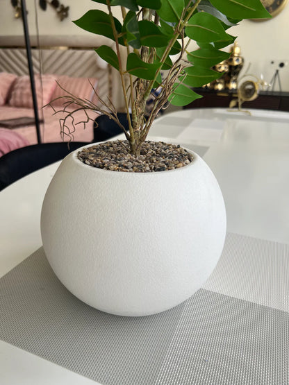 Dwarf Plant with Pot 04 – Realistic Mini Artificial Plant | Meer Decor World