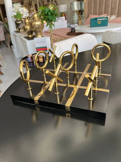 Tic Tac Toe – Classic Wooden Game Set for Family & Kids | Meer Decor World