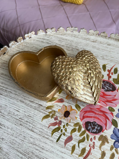 Heart Jewellery Box – Elegant Heart-Shaped Jewelry Storage Case | Meer Decor World