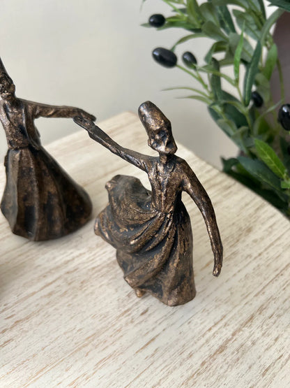 Sufi Set Black Antique – Elegant Mystic Figurine Set | Meer Decor World