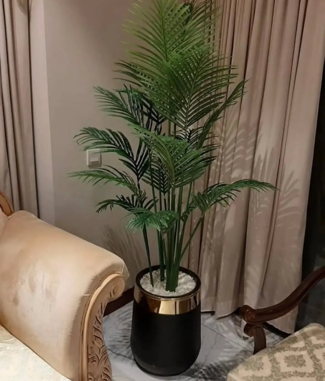 Tall Areca Palm (8 Feet) | Realistic Artificial Plant | Meer Decor World
